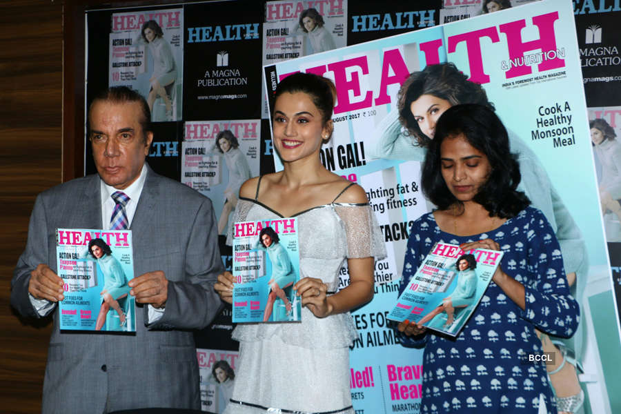 Taapsee unveils magazine cover
