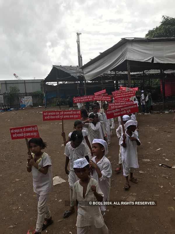 Marathas hold mega protest march in Mumbai