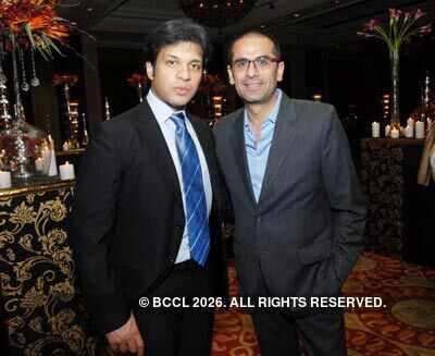 Amaan Ali Khan (L) with Navneet Kalra