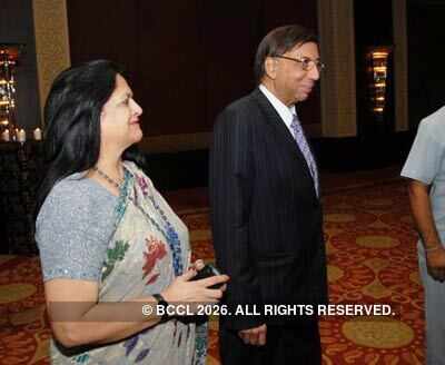 Ashok Chauhan with wife