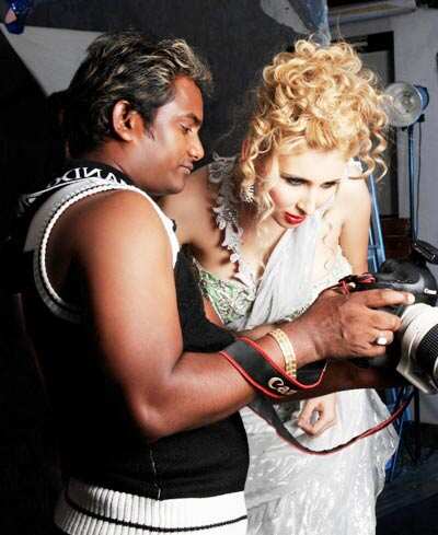 Sherlyn Chopra on the sets of Glamour photoshoot by Ace Photographer