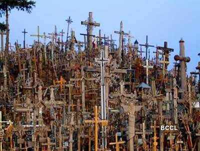 Hill of Crosses in Lithuania