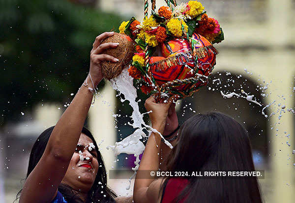 In pics: Dahi Handi celebrations
