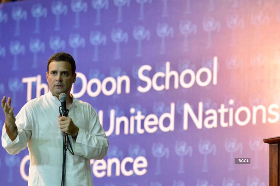 Rahul Gandhi visits Doon School