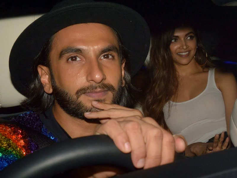 Deepika Padukone, Dressed In A Customized Jacket, Smiles As Paparazzi  Compliment Ranveer Singh