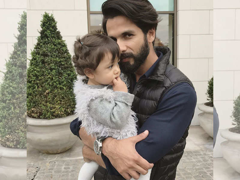 Shahid Kapoor Poses With His Super Cute Daughter Misha