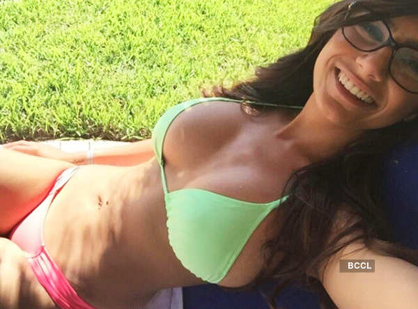 Former adult star Mia Khalifa's bikini photos go viral!