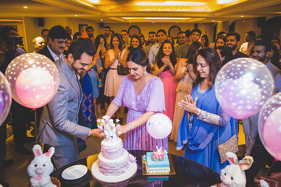 First look: Esha Deol and husband Bharat Takhtani pose with their newborn daughter