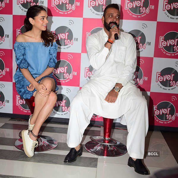 Sanjay, Aditi promote Bhoomi