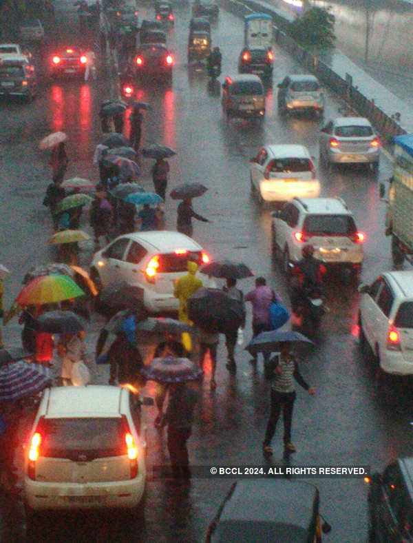 In pics: Heavy rain wreaks havoc in Mumbai