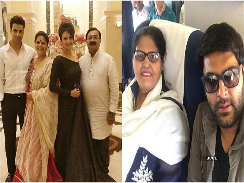 Rare pictures of TV celebs with their parents