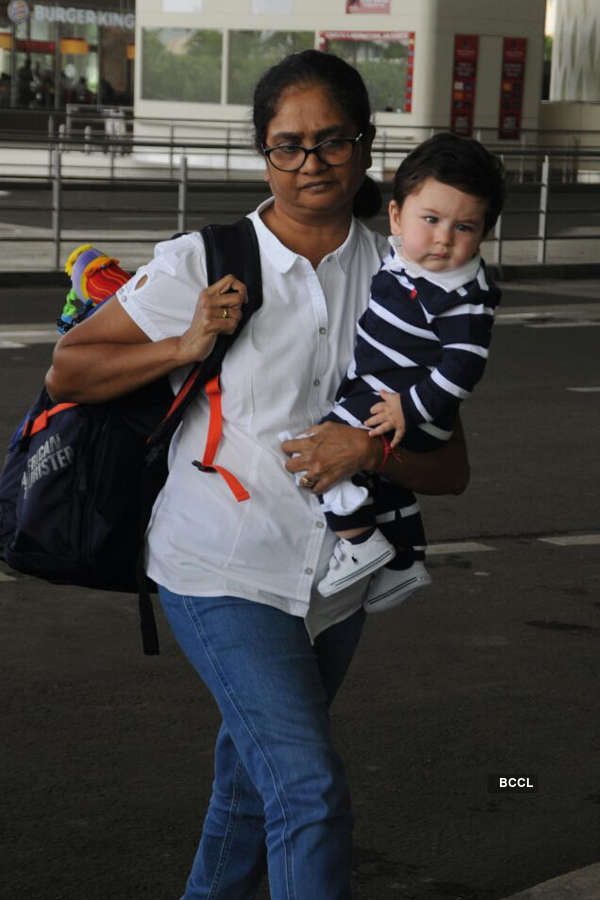 Photos of celebrities at airport