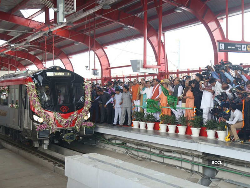 In pics: Lucknow Metro flagged off