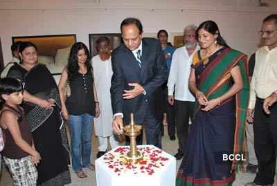 Inauguration of Sanju's exhibition