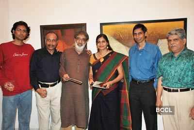 Inauguration of Sanju's exhibition