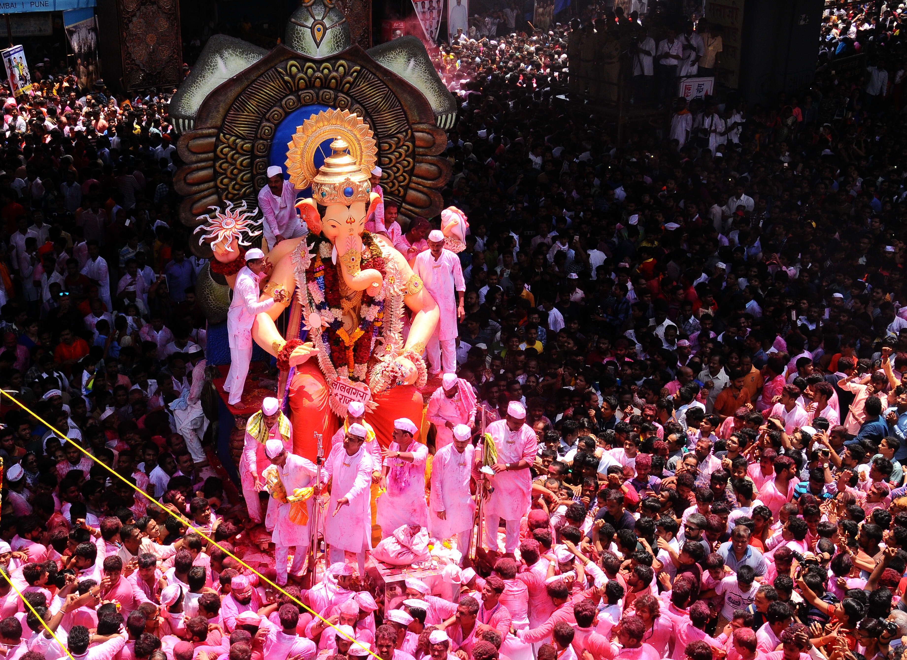 Ganesh Visarjan 2017 Lalbaug Cha Raja s Grand Visarjan Procession 