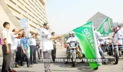 Bikers on CWG mission