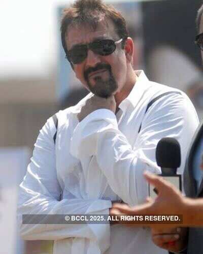 Sanju @ 'Lamhaa' promotion