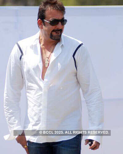 Sanju @ 'Lamhaa' promotion