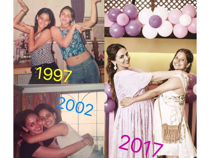 ​ Soon to be mom Esha Deol shares a 'then and now' throwback with her BFF