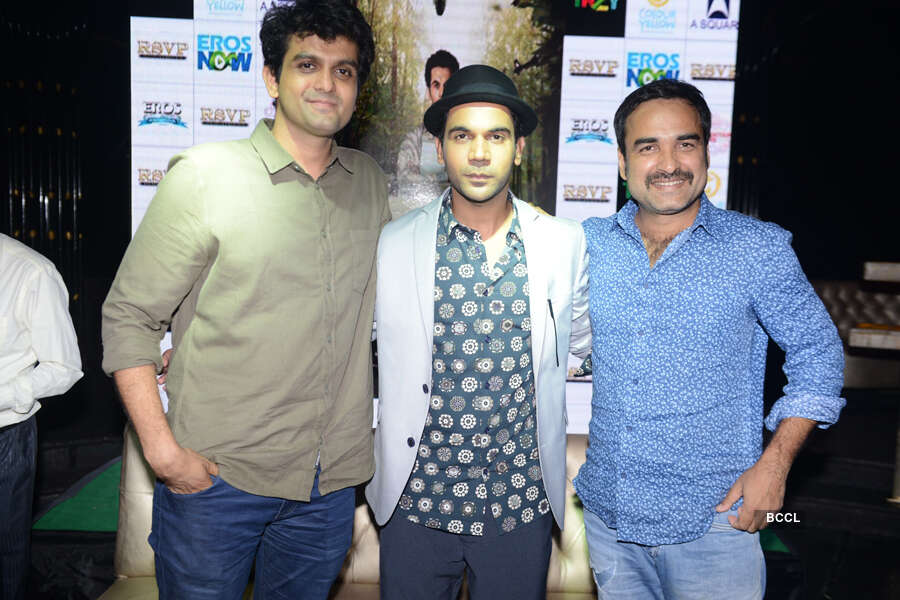 Amit Masurkar, Rajkummar Rao and Pankaj Tripathi