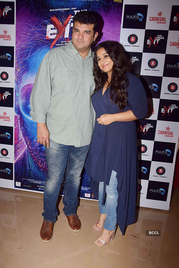 Siddharth Roy Kapur and Vidya Balan