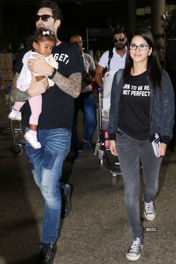 Photos of celebrities at airport