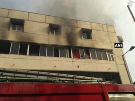 Fire Breaks Out In Residential Building