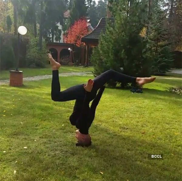 Russian mom Marina Vovchenko becomes internet sensation with her impressive yoga poses