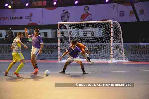 Rana, Puneeth cheer for Futsal teams