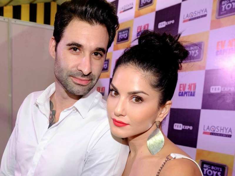 Sunny Leone And Hubby Daniel Weber Spotted Twinning In White