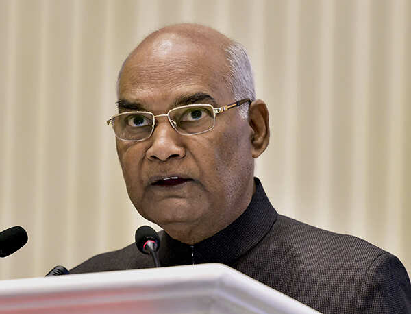 Ram Nath Kovind speaks during the Foundation Day celebrations