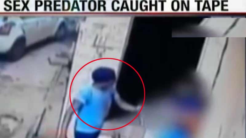 Caught on cam: Teenager molested in broad daylight