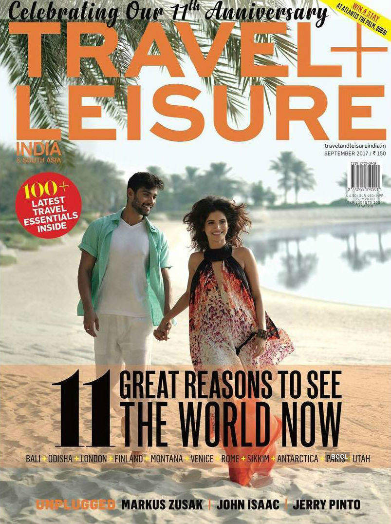 Vartika Singh on the cover of Travel+Leisure magazine