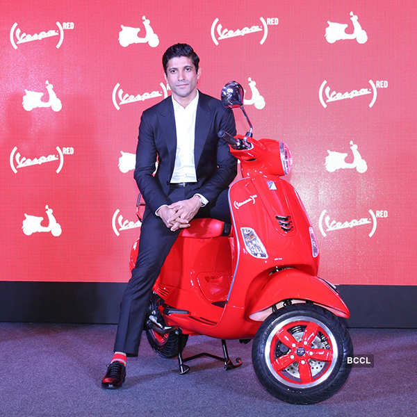 Farhan Akhtar launches Vespa RED