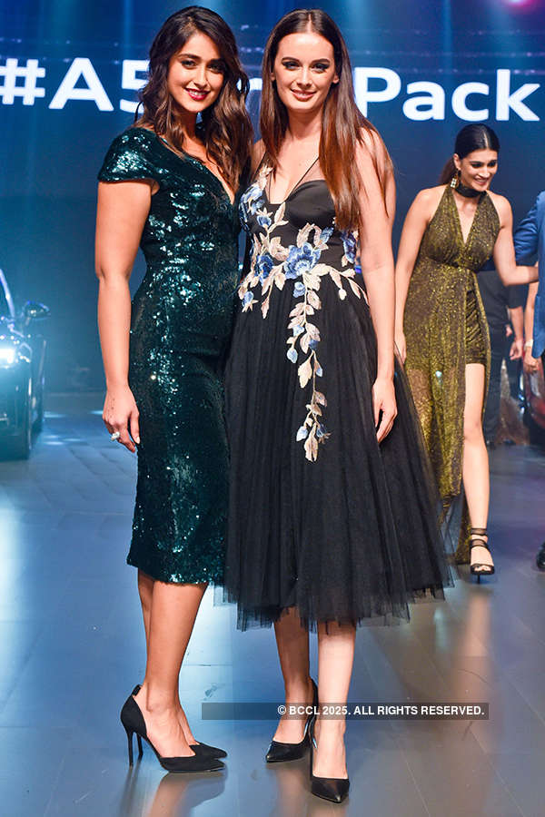 Audi A5 launch fashion show