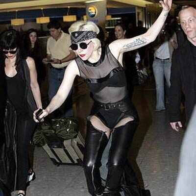 Lady Gaga falls hard