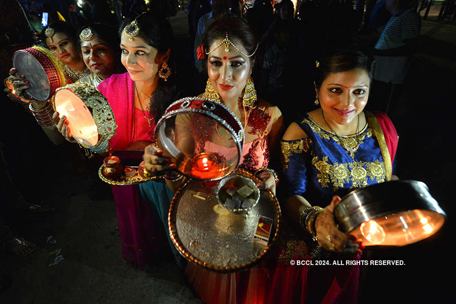 Karva Chauth celebrations in the city
