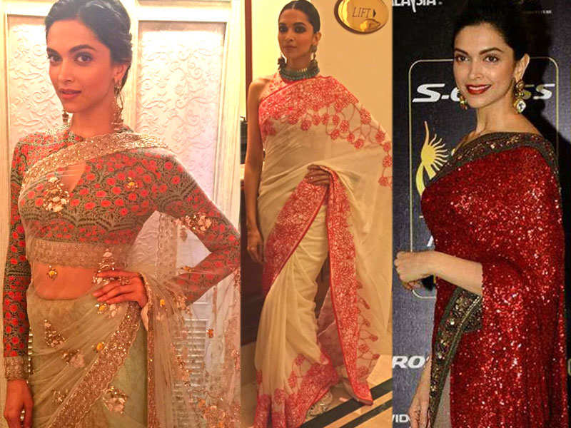 Deepika Padukone Photos: 10 times she sizzled in a saree