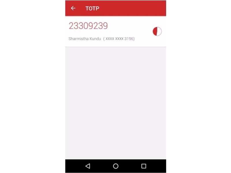 mAadhaar app also has 'Time-based One-Time Password (TOTP)' feature