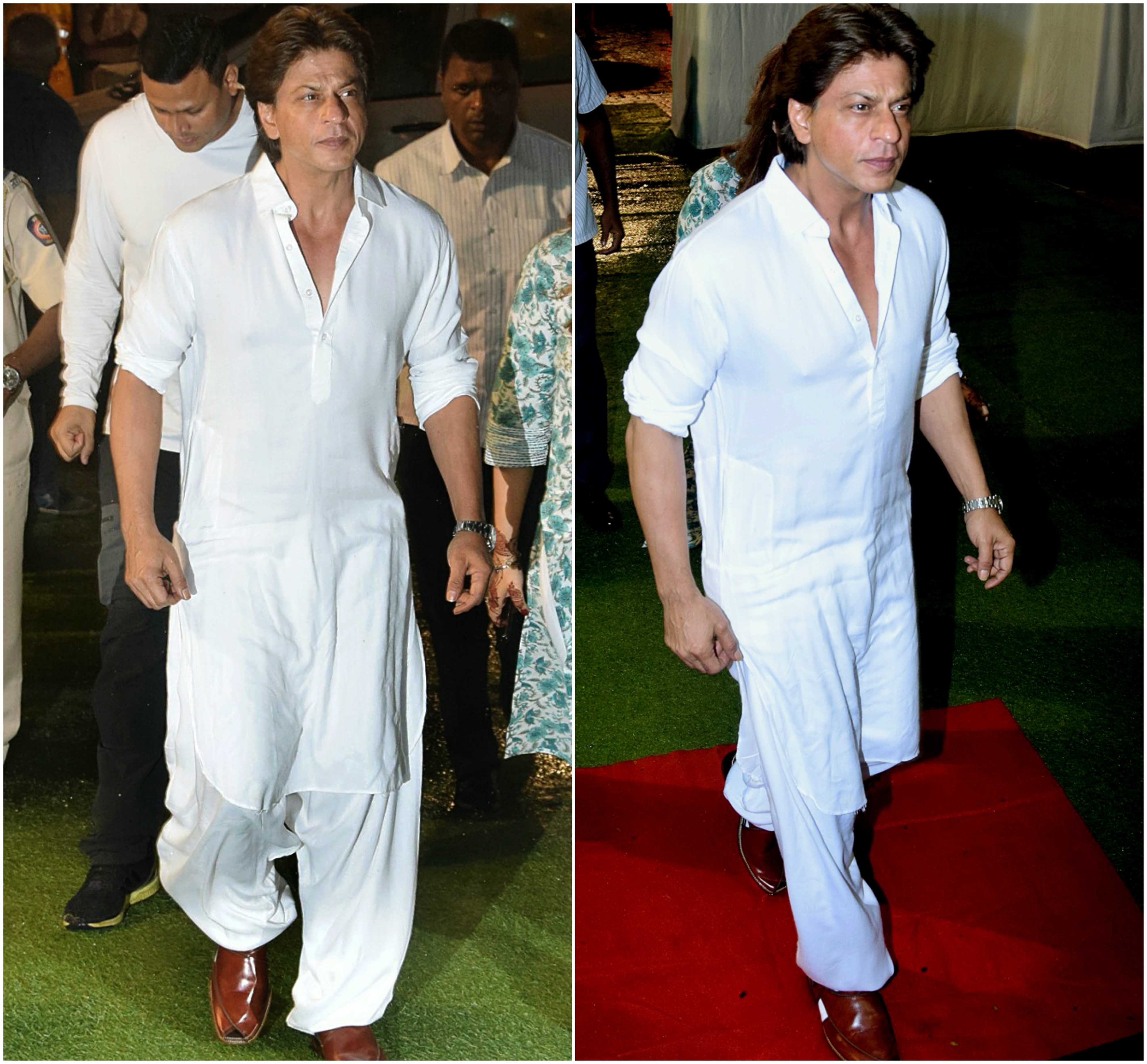 Pic: Shah Rukh Khan attends late filmmaker Kundan Shah’s prayer meet