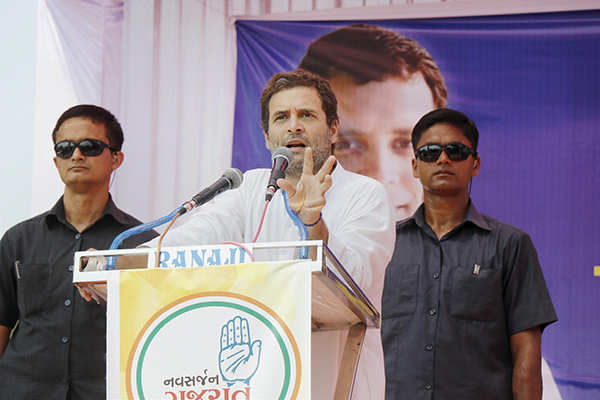Rahul Gandhi begins Navsarjan Yatra