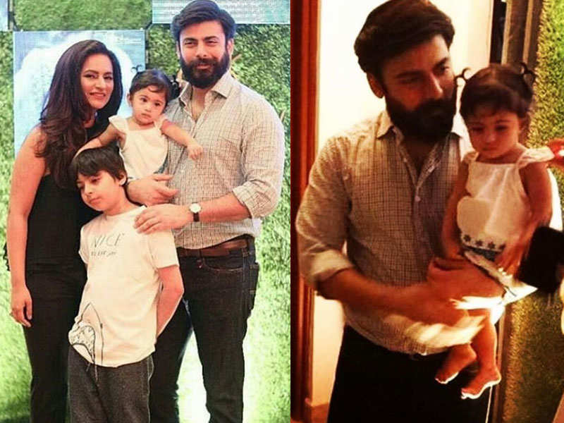 Pic: Fawad Khan's daughter Elayna makes first public appearance with the family