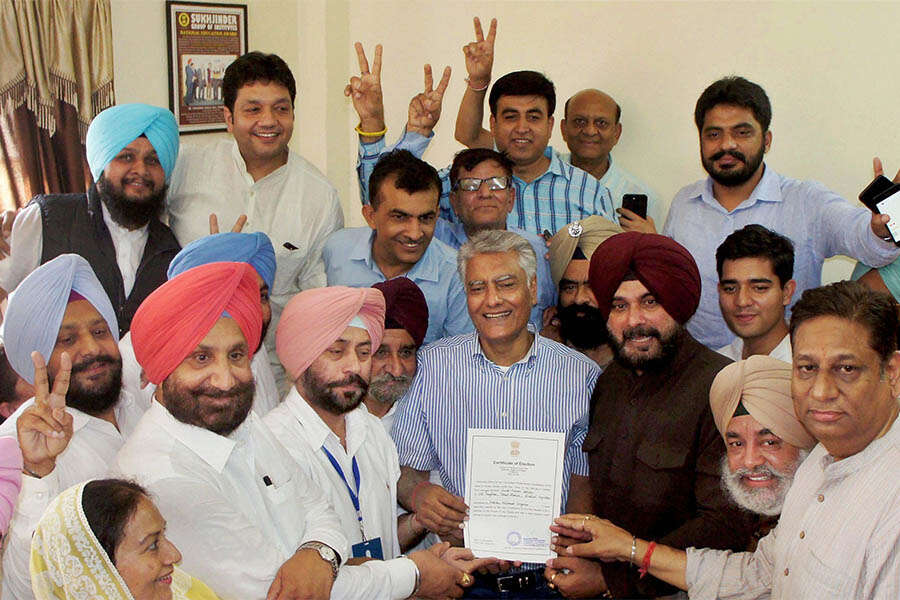 Sunil Jakhar and Navjot Singh Sidhu
