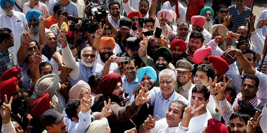 Sunil Jakhar and Navjot Singh Sidhu