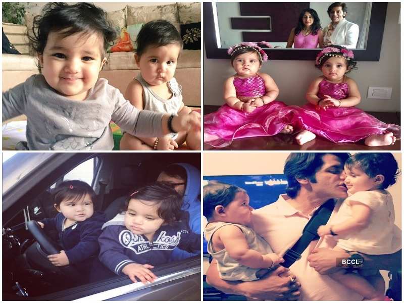 These clicks of Karanvir Bohra and Teejay Sidhu's baby girls will make you want to cuddle them right away