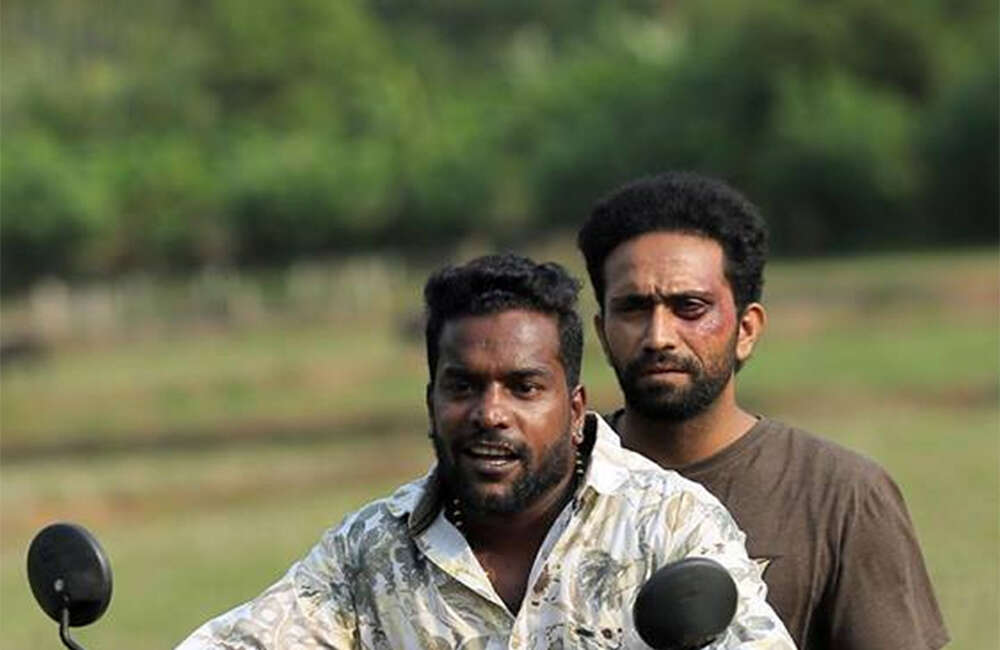 A still from Varnyathil Ashanka