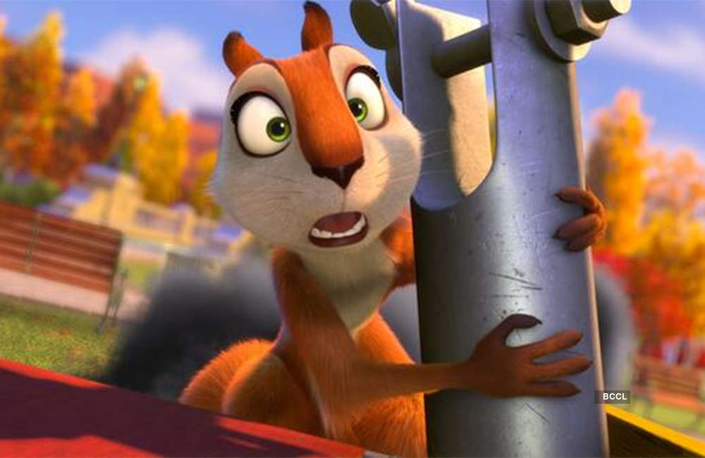 A still from The Nut Job 2: Nutty By Nature