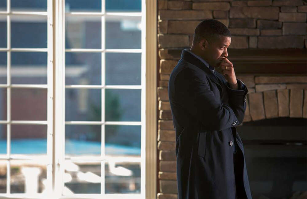 A still from Concussion