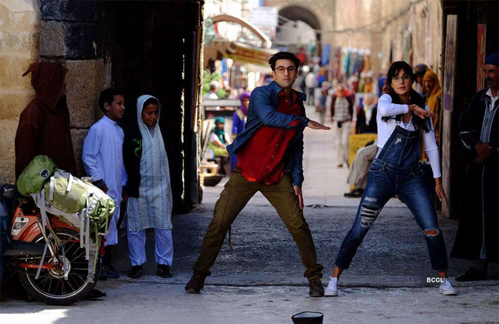 A still from Jagga Jasoos